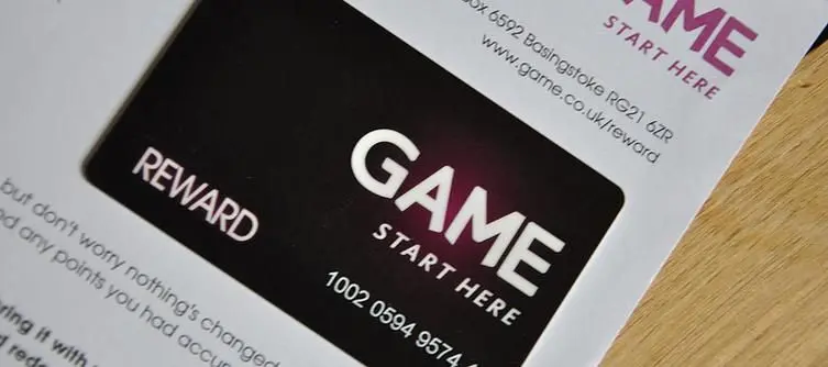 GAME suspends reward cards, gift cards and other services