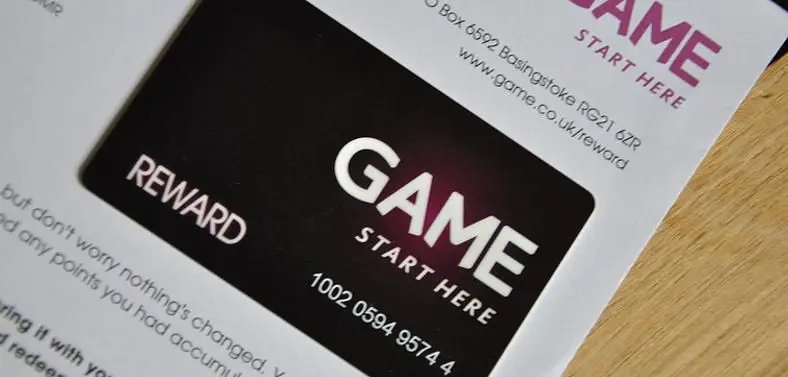 GAME suspends reward cards, gift cards and other services