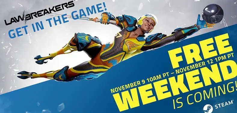 Lawbreakers Is Hosting Yet Another Free Weekend And Shines The Spotlight On Its Mascot Character