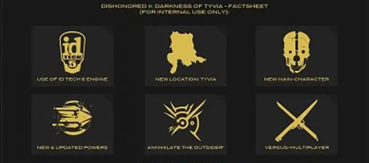 Rumour: E3 fact sheet reveals additional Dishonored 2 details