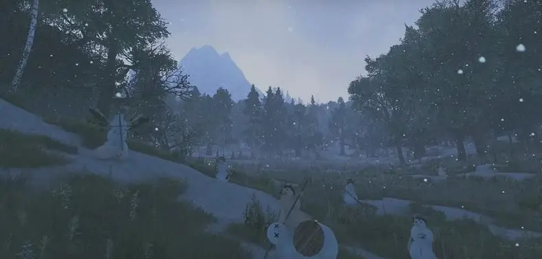 Life is Feudal adds weather effects including rain and snow in new update