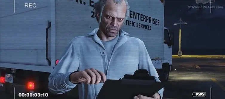 Back to the Future scene recreated with Grand Theft Auto Online's Scenario Editor