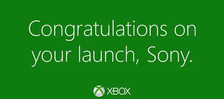 Microsoft offers "congratulations" to Sony on PlayStation 4 launch