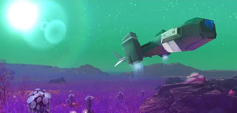 Planet Nomads an open world sandbox, build a "huge self-sufficient mobile fortress"