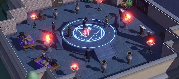 Two Point Campus' Wizardry Course Has Pointy Hats, Magic Duels, and Ancient Curses