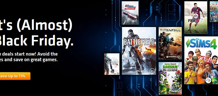 EA kicks off huge Black Friday sale on Origin