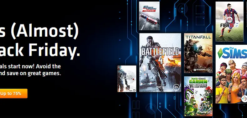 EA kicks off huge Black Friday sale on Origin