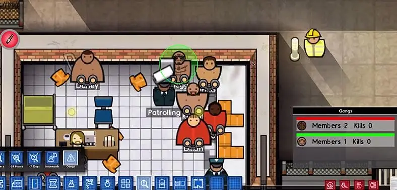 Prison Architect Alpha 34 now available, gang members now supported
