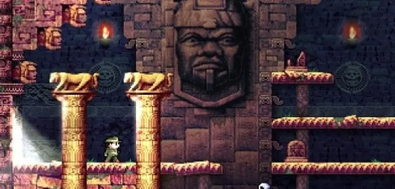 La-Mulana's ninja archeologist explores Steam on the 15th April