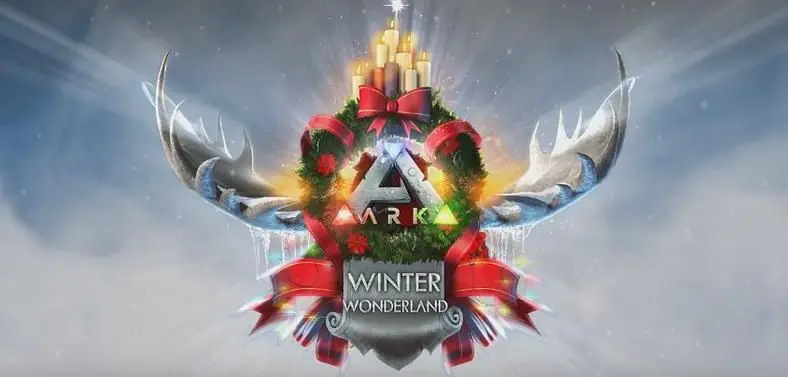 Ark: Survival Evolved's Winter Wonderland features dinosaurs and snow