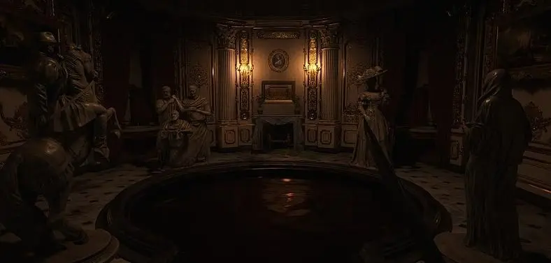Resident Evil Village Hall of Ablution Puzzle - How to Rotate the Statues