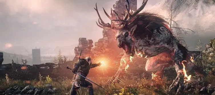 Watch 35 minutes of The Witcher 3 gameplay