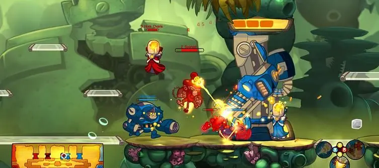 First patch for Awesomenauts in works