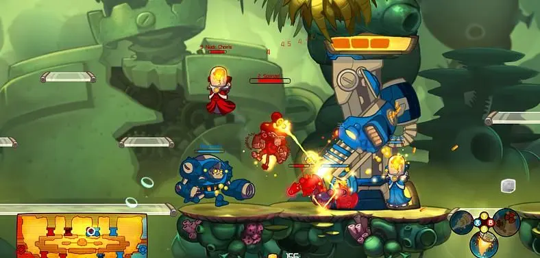 First patch for Awesomenauts in works