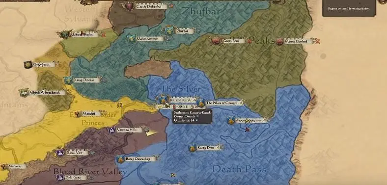 A new campaign gameplay video shows off the Dwarf faction in Total War: Warhammer