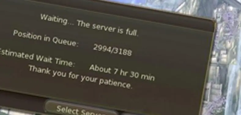Aion buckling under sheer numbers, early access floods the MMO