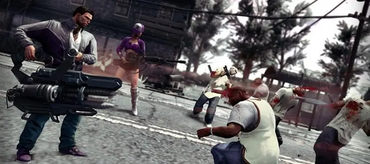 Saints Row IV brings 'GAT V' to PC free, DLC adds "combat knife launcher"