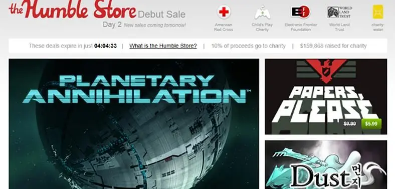 Planetary Annihilation Beta joins Humble Bundle's Humble Store