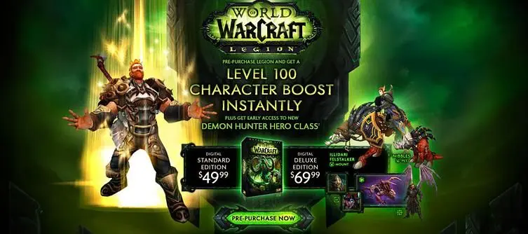 Rumor: Blizzard leaked World of Warcraft: Legion release date "on or before September 21st, 2016"