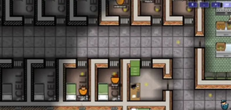 Prison Architect now at 'alpha 4', updates Fog of War feature