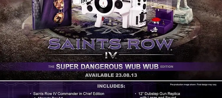 Deep Silver announces Super Dangerous Wub Wub Edition of Saints Row 4