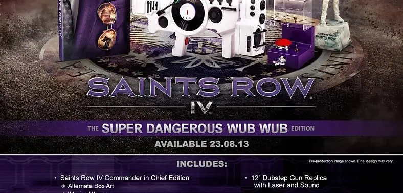 Deep Silver announces Super Dangerous Wub Wub Edition of Saints Row 4