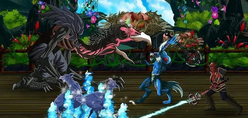 Side-scrolling brawling and RPG goodness combine in Dungeon Punks, due for PC release this summer