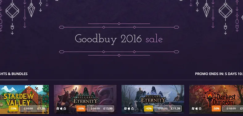 The GOG 'Goodbuy 2016' Sale Is Here - And The Puns Are Free!