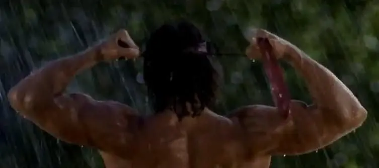 Stallone, Crenna voicing Rambo: The Video Game
