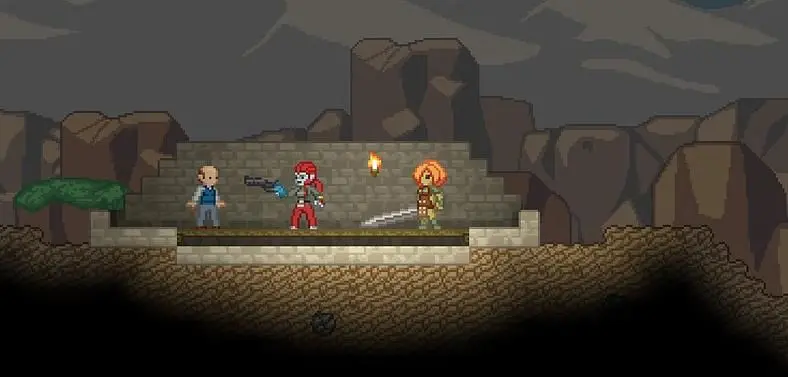Starbound beta divided into three parts