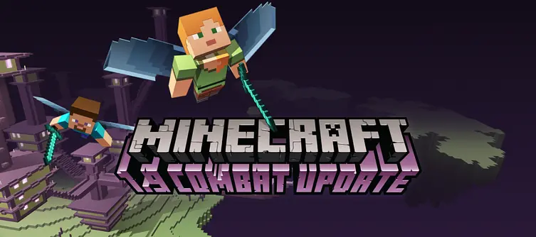 Combat the focus of 1.9 update for Minecraft