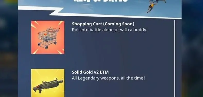 Shopping carts are Fortnite's first vehicles
