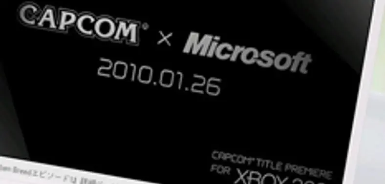 Capcom announcing new game via Xbox Live, unveils January 26th