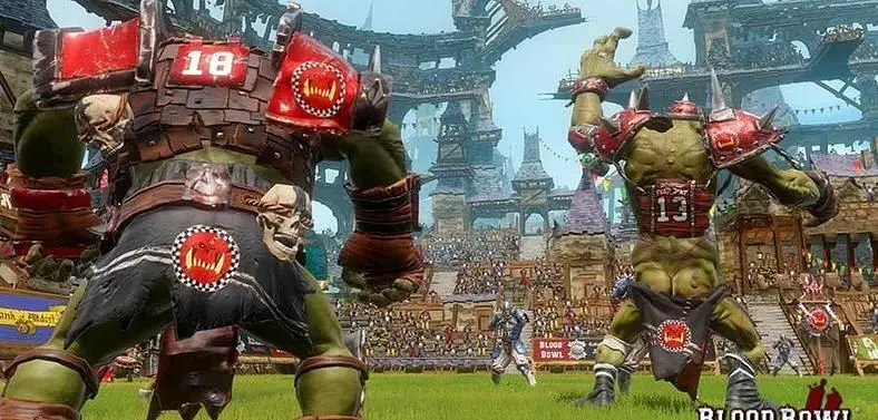 Blood Bowl 2 gameplay trailer shows an elves versus orks throwdown