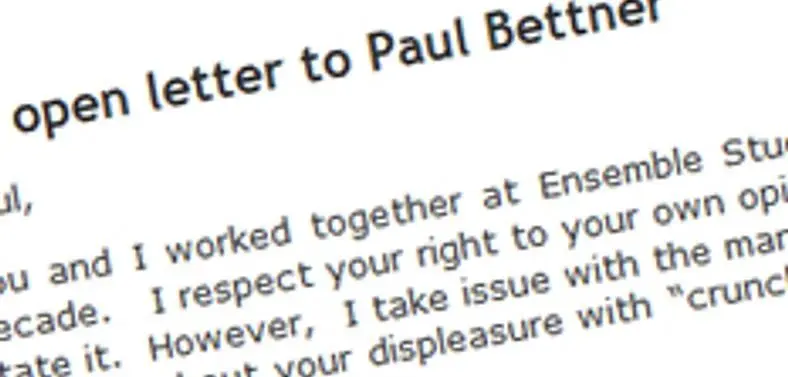 Ex-Ensemble Fischer disputes claims of 'crunch culture' GDC rant