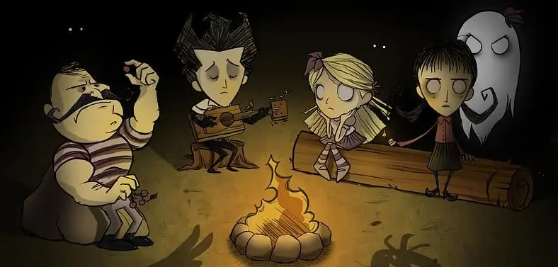 In Don't Starve Together, your deceased friends will turn into ghosts