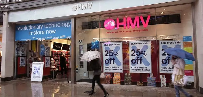 HMV officially going into administration