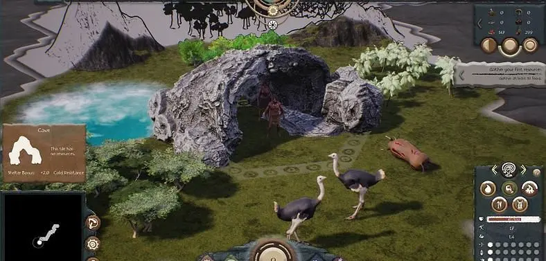 The Ancients, a turn-based survival strategy game, tasks you with leading a prehistoric hunter-gatherer tribe through the Ice Age