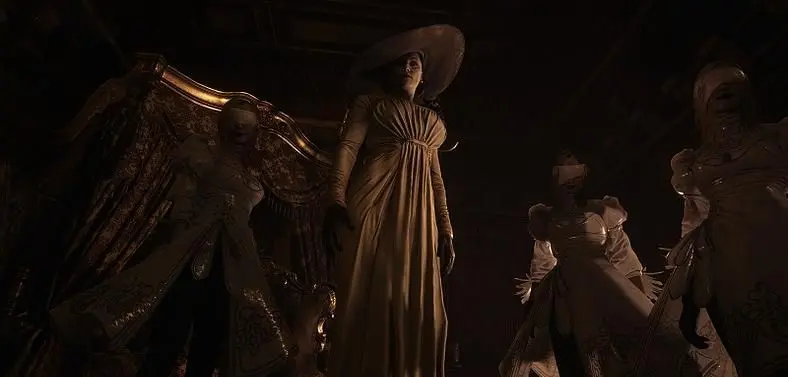 This Resident Evil Village Mod Gives Lady Dimitrescu's Daughters the Nier: Automata Makeover