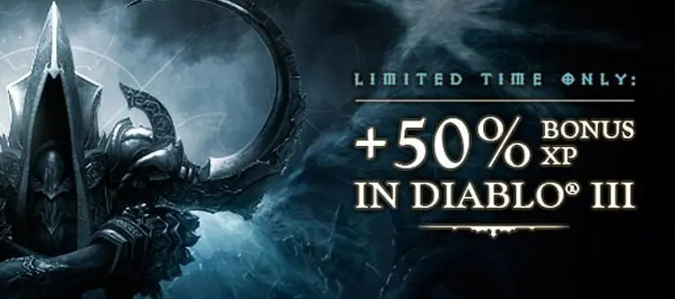 Blizzard buff Diablo III heroes with 50% XP bonus to prepare for Reaper of Souls