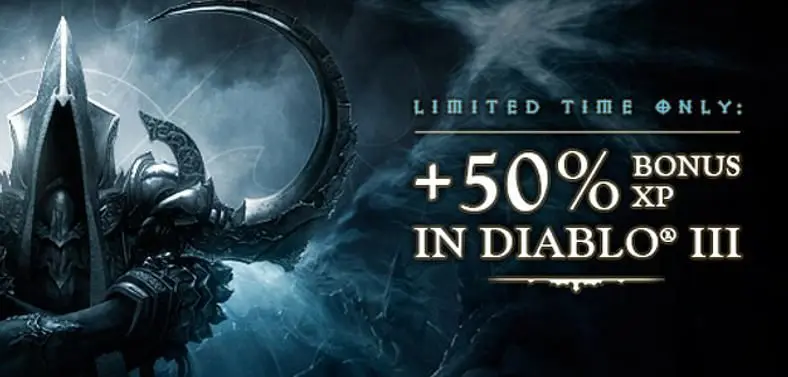 Blizzard buff Diablo III heroes with 50% XP bonus to prepare for Reaper of Souls