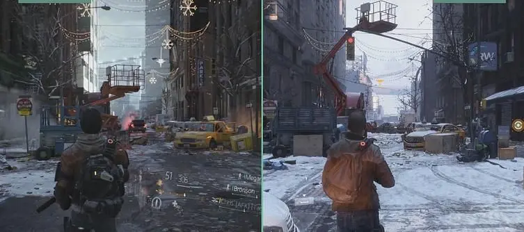 The Division being compared to its E3 2013 debut