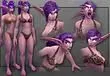 Blizzard details new World of Warcraft female night elf models