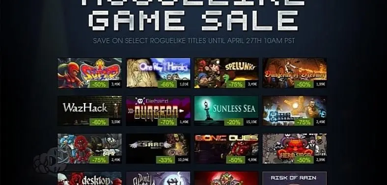 Die a lot this weekend thanks to the Steam Roguelike Sale