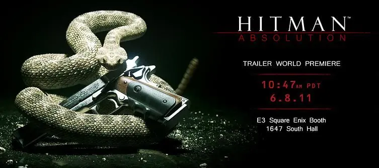 Hitman: Absolution Trailer debuts on Wednesday, 8th June