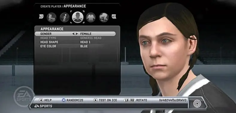 NHL 12 allows female players thanks to 14-year old hockey fan
