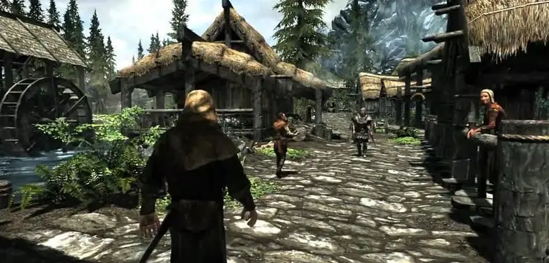 Skyrim raw gameplay footage from E3 2011