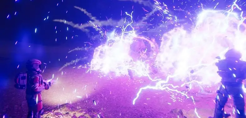 Intense Action Meets Mining, Survival, and Base Building in Sci-Fi Co-Op FPS Cosminers