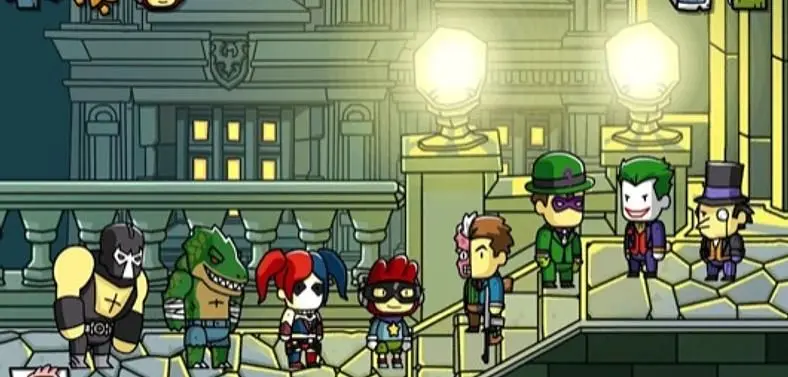 The DC Universe featured in Scribblenauts Unmasked