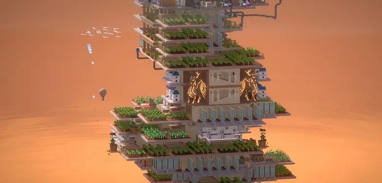 Skyward city builder Stario: Haven Tower floating into early access on September 26, list of current features revealed